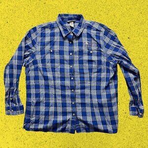 Duluth Trading Flannel Plaid Button Down Shirt